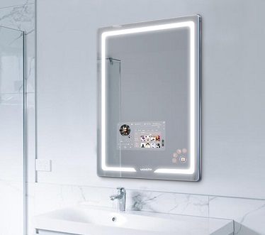 Как установить зеркало Fitbathmirror с видеоэкраном?